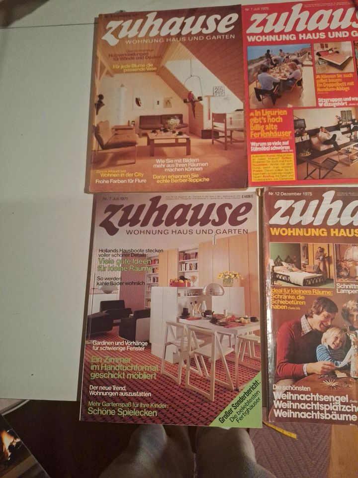 Magazine zu Hause 80er 70er Jahre schöner wohnen in Flörsheim am Main