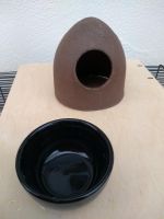 Hamster-Zubehör:  Hamsterhaus & Futternapf aus Keramik Bayern - Mertingen Vorschau