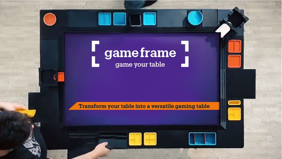 Gameframe - der 3D gedruckte GameTable (Spieletisch) in Emmerting