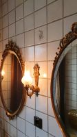 Badezimmerspiegel (2)Messing mit dazugehörigen 3 Leuchten Nordrhein-Westfalen - Alsdorf Vorschau