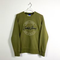 Jack & Jones Sweater Gr.S Khaki Sweatshirt Logo Pullover Nordrhein-Westfalen - Gronau (Westfalen) Vorschau