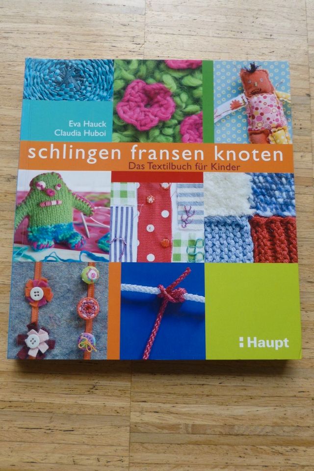 Kreativ Kinder Schlingen Fransen Knoten Buch groß neuwertig in Frankfurt am Main