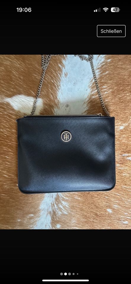 Tommy Hilfiger Damen Handtasche schwarz in Essen