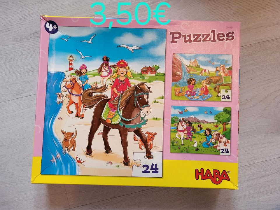 12 Kinder Puzzle 3+ 4+ 5+ Ravensburger Frozen Paw Patrol Haba in Detmold