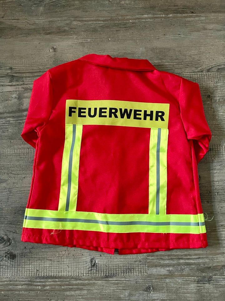 Feuerwehrmann Kostüm Gr. 98/104 neu in Weimar