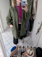 Baumwollparka grün kahki Asos Gr S Frankfurt am Main - Nordend Vorschau
