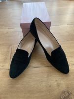 Loafer Slipper Ballerina Schuhe schwarz 38 Moda di Fausto Leder Nordrhein-Westfalen - Rheda-Wiedenbrück Vorschau