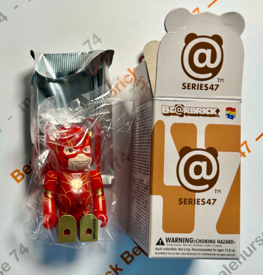 Medicom Toy BEARBRICK 100% Series 47 HERO - The Flash in Düsseldorf