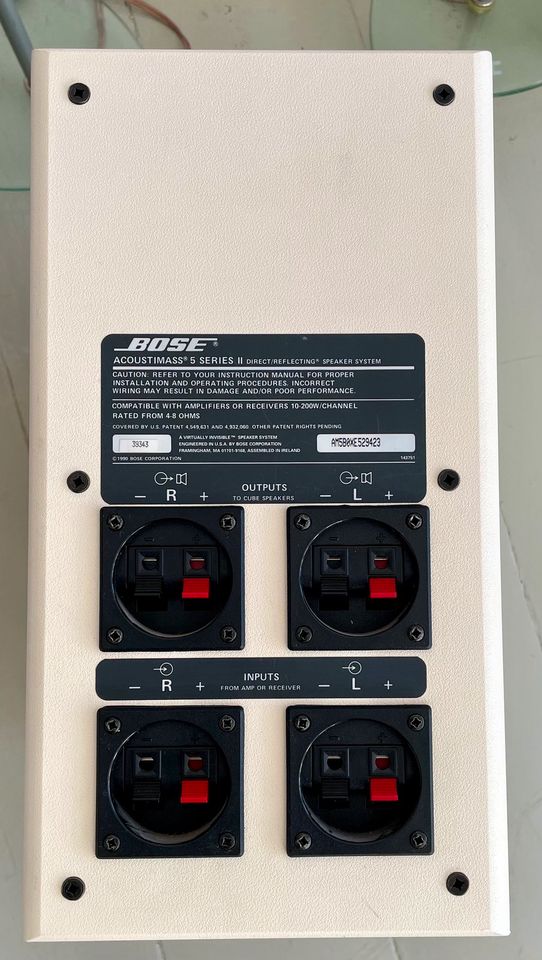 Bose Acoustimass 5 Series II, 2 Satelliten, 2 Boxenständer NIC in Berlin