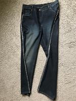 Damenhose Jeans mit Glitzersteinen Ulla Popken Gr 46 blau Nordrhein-Westfalen - Unna Vorschau