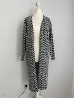 Long Cardigan XS Schwarz Weiß Hessen - Gießen Vorschau