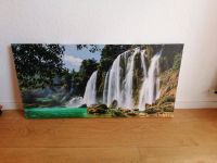Großes Keilrahmenbild mit Wasserfallmotiv 115 x 57 cm Wietmarschen - Lohne Vorschau