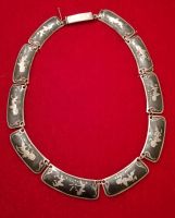 Wunderschönes Siam Collier Kette aus 925 Silber Hessen - Hungen Vorschau