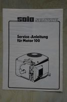 Solo Service Anleitung Für Motor 100 Baden-Württemberg - Horb am Neckar Vorschau