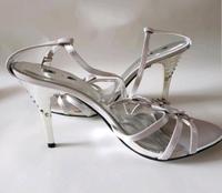 Absatzschuhe in silbergrau Gr. 38 Burglesum - Lesum Vorschau