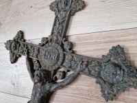 Antik Kreuz Jesus Christus Stahl Kruzifix Gusseisen Thüringen - Erfurt Vorschau