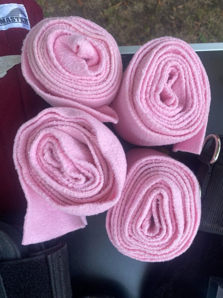 Fleece Bandagen rosa Full in Auetal