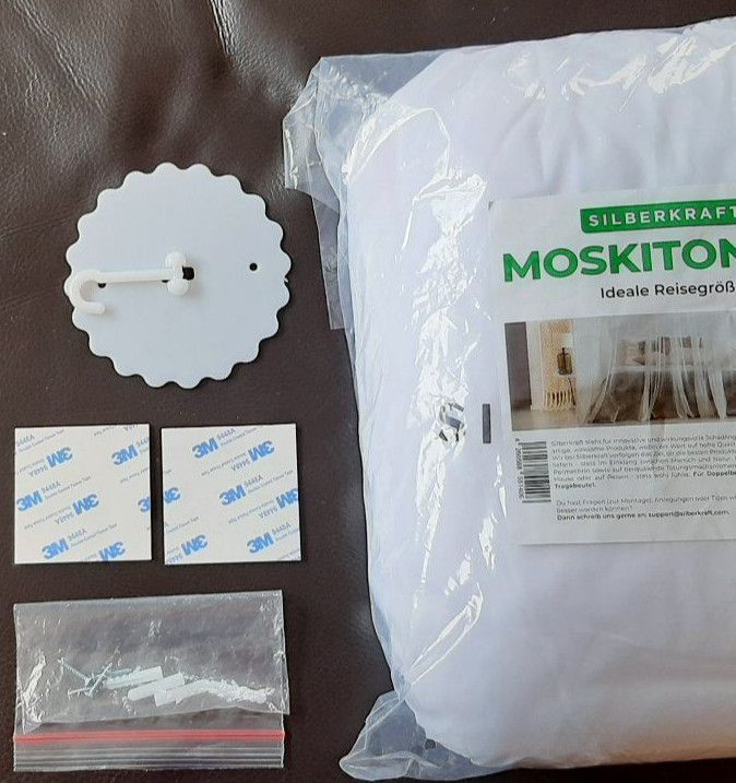 Moskitonetz ,neu, für Doppelbett mit Reißverschluss, unbenutzt in Amberg