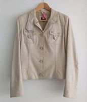 Lederjacke beige von MEXX Gr. 38 Niedersachsen - Northeim Vorschau