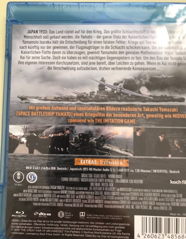 Yamato - Schlacht um Japan - Blu-ray TOP Zustand in Dresden