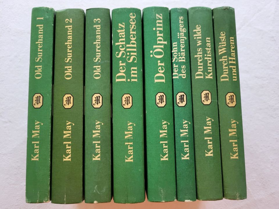 Karl May Sammlung (8 Hardcover-Bände, Verlag Neues Leben Berlin) in Bremen