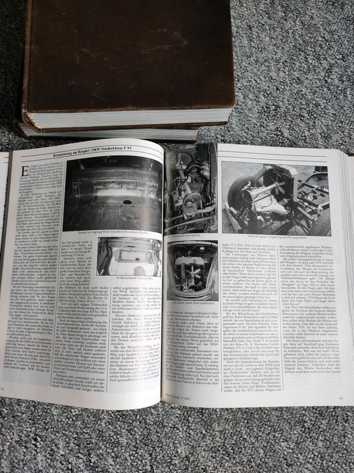 Motor Klassik 1985 + 1986 Oldtimer Bücher/Zeitschriften in Schkortleben