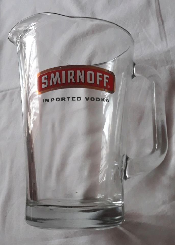 Glaskrug "Smirnoff" in Schwerin