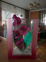 Schöne,,Handmade" Glas Art m. DEKO Orchidee Baden-Württemberg - Murg Vorschau