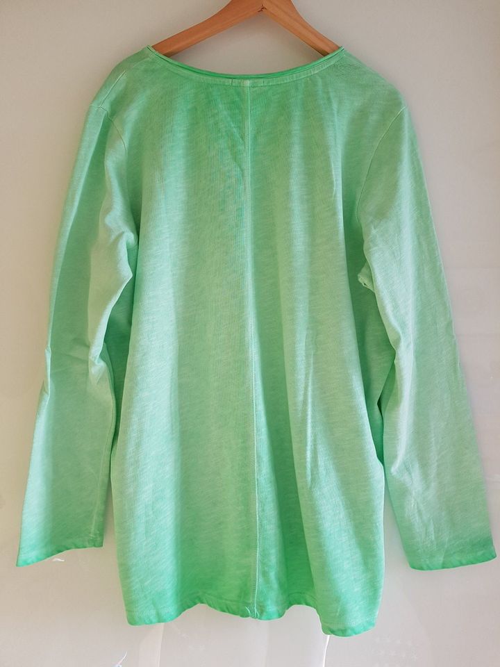 Cecil Langarmshirt 100% Baumwolle Smash Green (grün) XXL in Monheim am Rhein