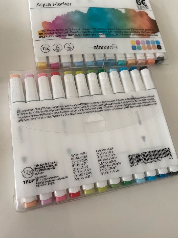 Aqua Marker Color Pastel Stifte noch ungeöffnet Neu Setpreis in Duisburg