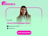 Clinical Affairs Manager:in Niedersachsen - Buxtehude Vorschau