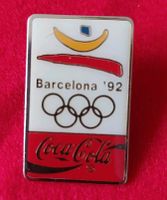 Schöner Pin Button Anstecker Olympia Barcelona 1992 Coca-Colla Nordrhein-Westfalen - Hiddenhausen Vorschau