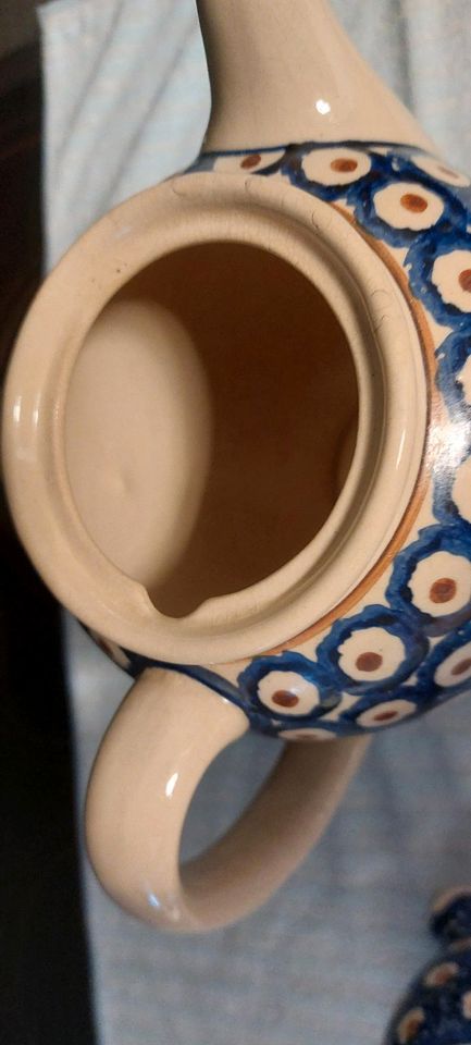 Bunzlauer Keramik ❤️ Kaffeekanne, Milch, Zucker in Syke