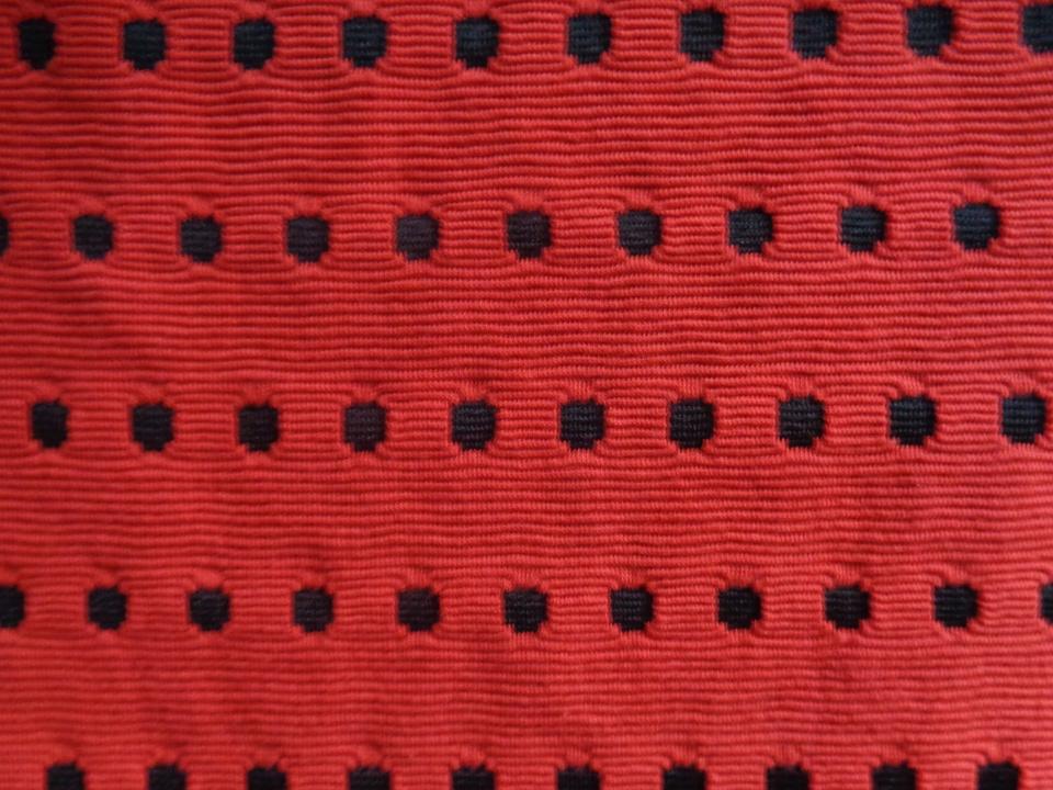 Mrs.Hippie Kleid von Adrett Gr.S neu, rot mit schwarzen Punkten in Staßfurt