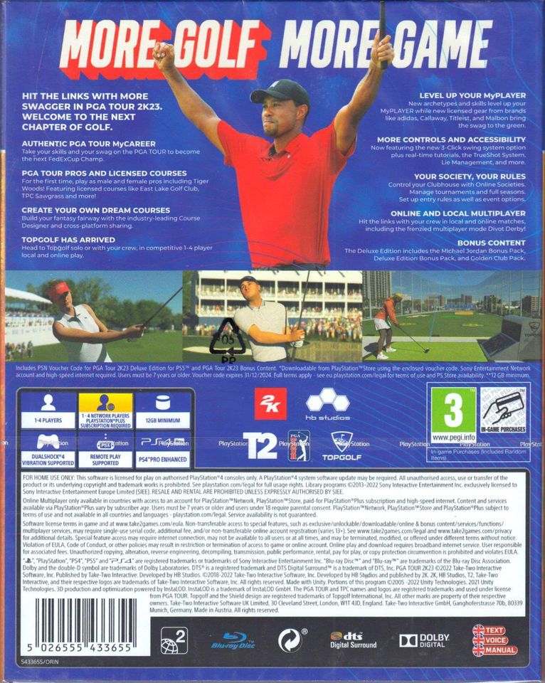 PGA Tour 2K23 Standard 19€ / Deluxe 30€ - PS4 - Xbox - NEU & OVP in Berlin