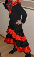 Karneval Spanierin Flamenco Kostüm Gr. 128 Fasching Nordrhein-Westfalen - Dörentrup Vorschau