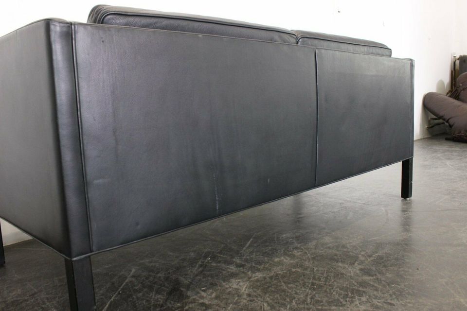 ◣Borge Mogensen Fredericia Leder sofa design couch Børge in Höchst im Odenwald