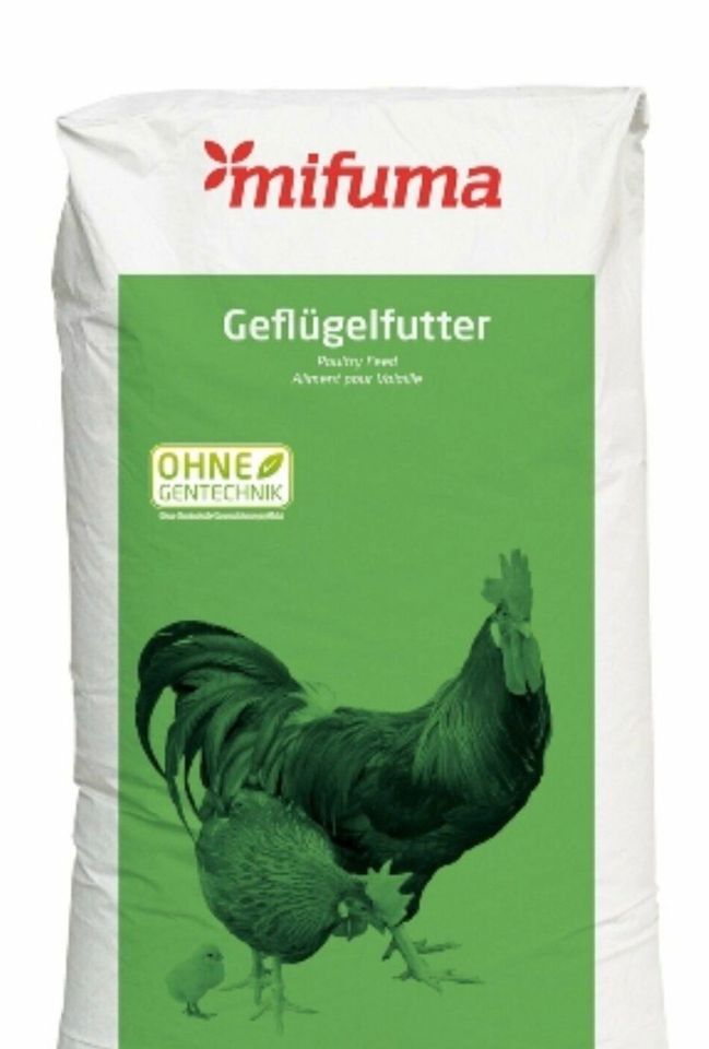 Mifuma ZA Aufzuchtfutter Wachtel Fasan ohne Gentechnik 26%Protein in Siegen