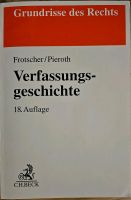 Verfassungsgeschichte Fortscher / Pieroth Hessen - Kirchhain Vorschau