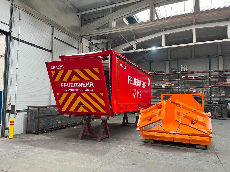 Abrollcontainer für Feuerwehr AB Logistik in Halberstadt