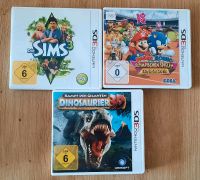 Nintendo 3DS Spiele Sims, Mario, Sonic, Dinosaurier Mecklenburg-Vorpommern - Zernin Vorschau