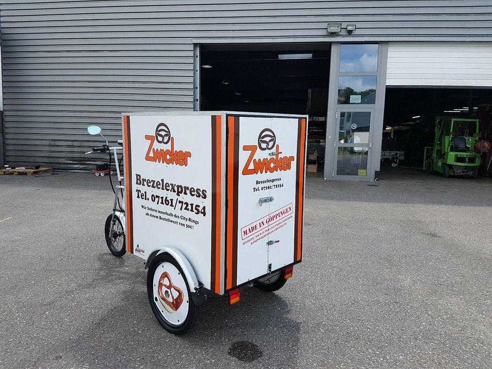 Lastenrad E-Bike Big-Box Aufbau, Transport Pendelec in Göppingen