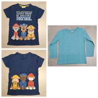 2 T-Shirts Gr. 116, Paw Patrol und Basic Nordrhein-Westfalen - Paderborn Vorschau