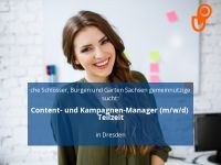 Content- und Kampagnen-Manager (m/w/d) Teilzeit | Dresden Dresden - Äußere Neustadt Vorschau