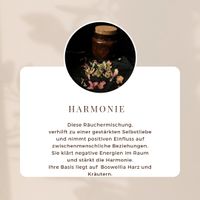Harmonie  Boswellia Harz Kräuter Nordrhein-Westfalen - Remscheid Vorschau