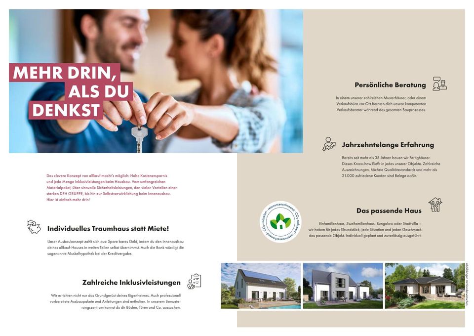 Einliegerwohnung im Dachgeschoss - euer Komplettpaket mit Festpreisgarantie in Bad Driburg