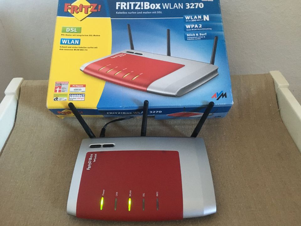 AVM Fritzbox Fritz!Box WLAN Router  3270 V3 / OVP in Döbeln