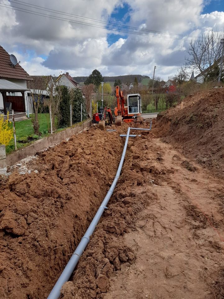 Baggerarbeiten Galabau Gartenbau in Wertheim