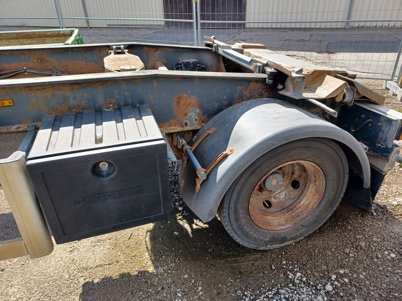 Abrollcontainer-Schlittenanhänger No 01Hüffermann HSA 18.70 in Bad Tennstedt