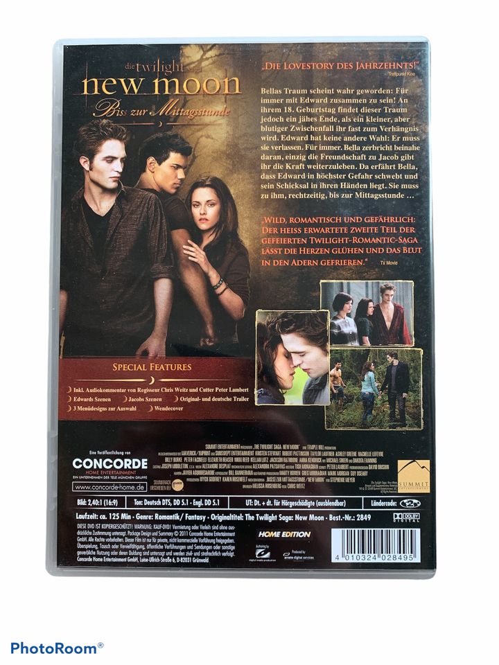 DVD Sammlung New Moon - Biss zur Mittagsstunde Film Neuwertig Geb in Nürnberg (Mittelfr)